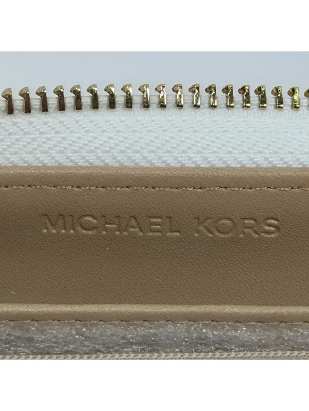 Michael Kors Women's Center Stripe Buttercup LG Travel Continental Wallet NWT